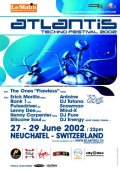 N#:143001 - Affiche - Atlantis Techno Festival 2002